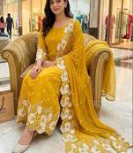 Embroidered Unstitched Dress Material
