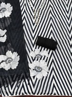 Embellished Unstitched Dress Material 2