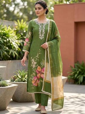 Printed Unstitched Dress Material 1