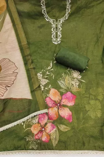 Printed Unstitched Dress Material