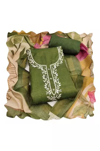 Printed Unstitched Dress Material