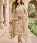 Printed Unstitched Dress Material