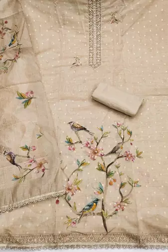 Printed Unstitched Dress Material