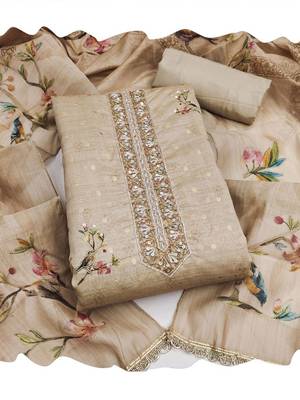 Printed Unstitched Dress Material 4
