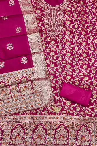 Semi-Stitched Dress Material