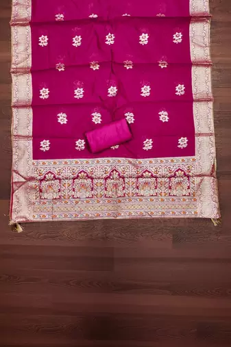 Semi-Stitched Dress Material