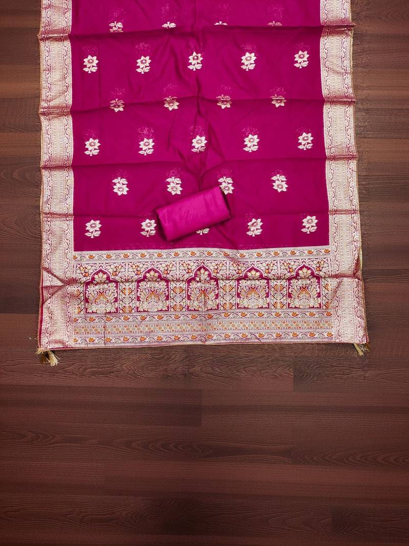 Semi-Stitched Dress Material