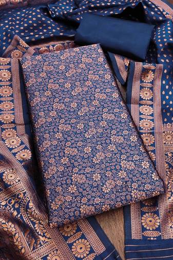 Semi-Stitched Dress Material