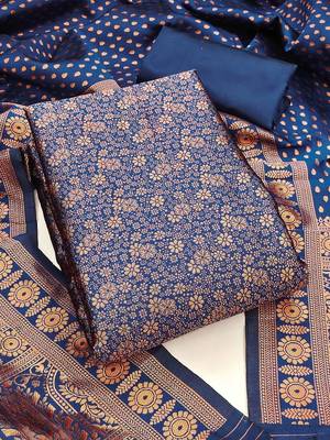 Semi-Stitched Dress Material 4