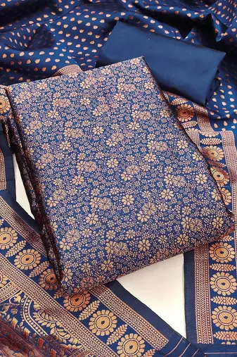 Semi-Stitched Dress Material