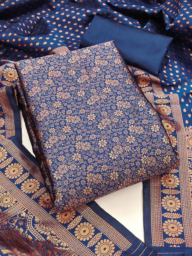 Semi-Stitched Dress Material