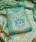 Pure Silk Unstitched Dress Material