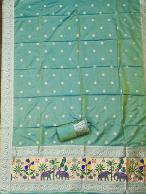 Pure Silk Unstitched Dress Material 4