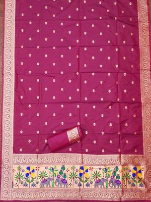 Pure Silk Unstitched Dress Material 4