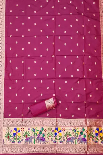 Pure Silk Unstitched Dress Material