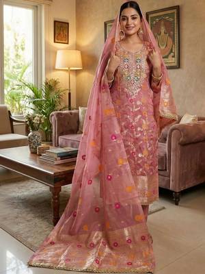 Semi-Stitched Dress Material 1