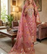 Semi-Stitched Dress Material