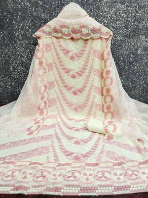 Embroidered Unstitched Dress Material 1