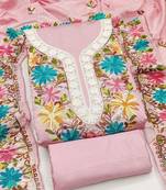 Embroidered Unstitched Dress Material