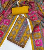 Printed Unstitched Dress Material