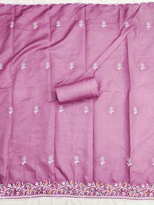 Embroidered Unstitched Dress Material 5