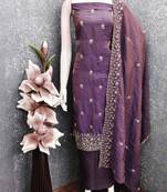 Embellished Unstitched Dress Material