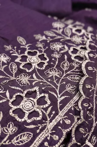 Embellished Unstitched Dress Material