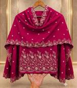 Embellished Unstitched Dress Material