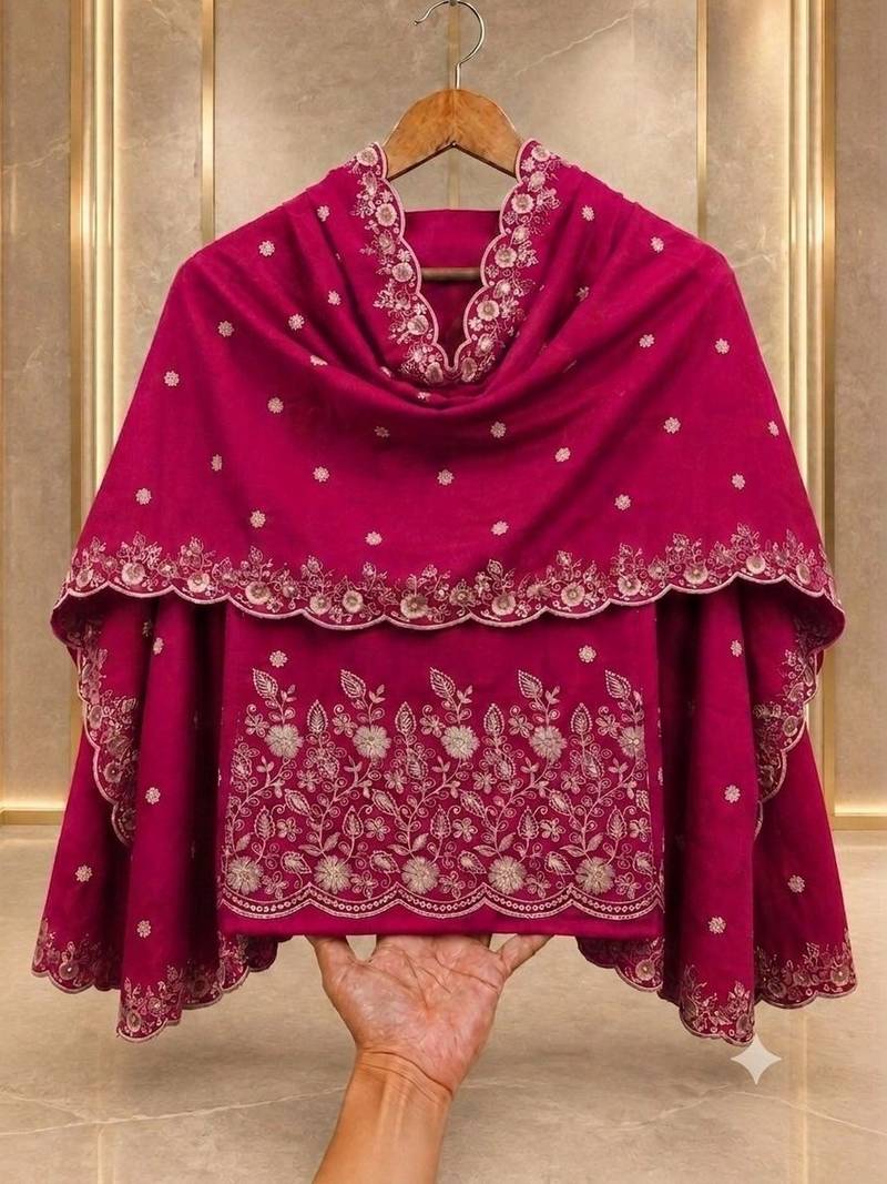 Embellished Unstitched Dress Material