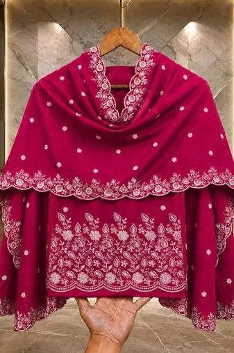 Embellished Unstitched Dress Material