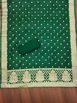 Pure Cotton Semi-Stitched Dress Material 5