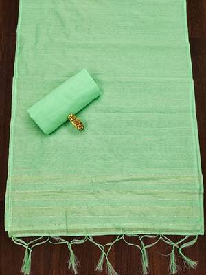 Embellished Unstitched Dress Material 3