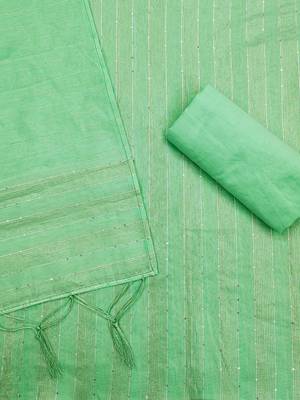 Embellished Unstitched Dress Material 4