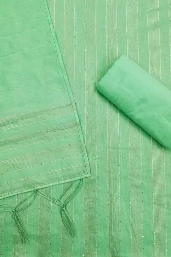Embellished Unstitched Dress Material