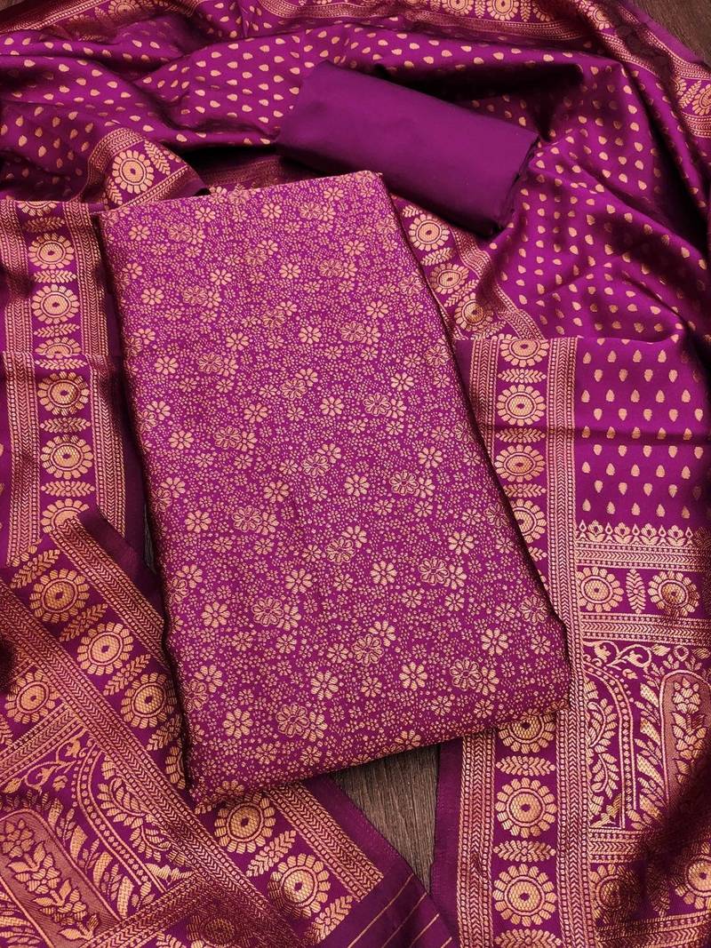 Semi-Stitched Dress Material