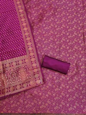 Semi-Stitched Dress Material 4
