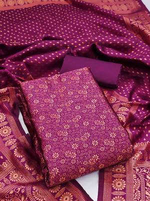 Semi-Stitched Dress Material 5