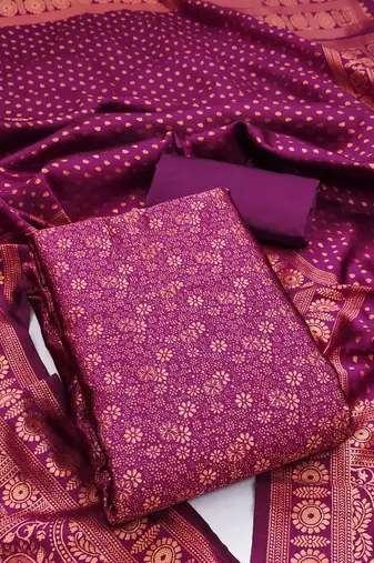 Semi-Stitched Dress Material