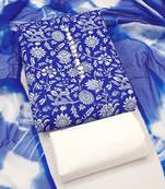 Printed Pure Cotton Unstitched Dress Material