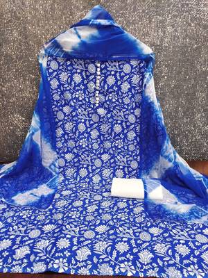 Printed Pure Cotton Unstitched Dress Material 2