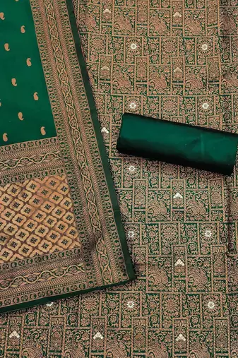 Semi-Stitched Dress Material