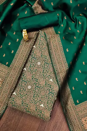 Semi-Stitched Dress Material