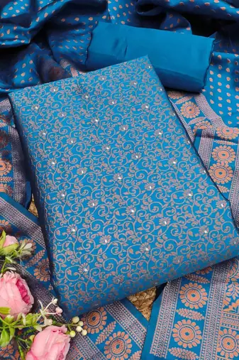 Semi-Stitched Dress Material