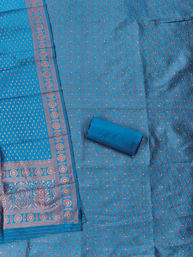 Semi-Stitched Dress Material