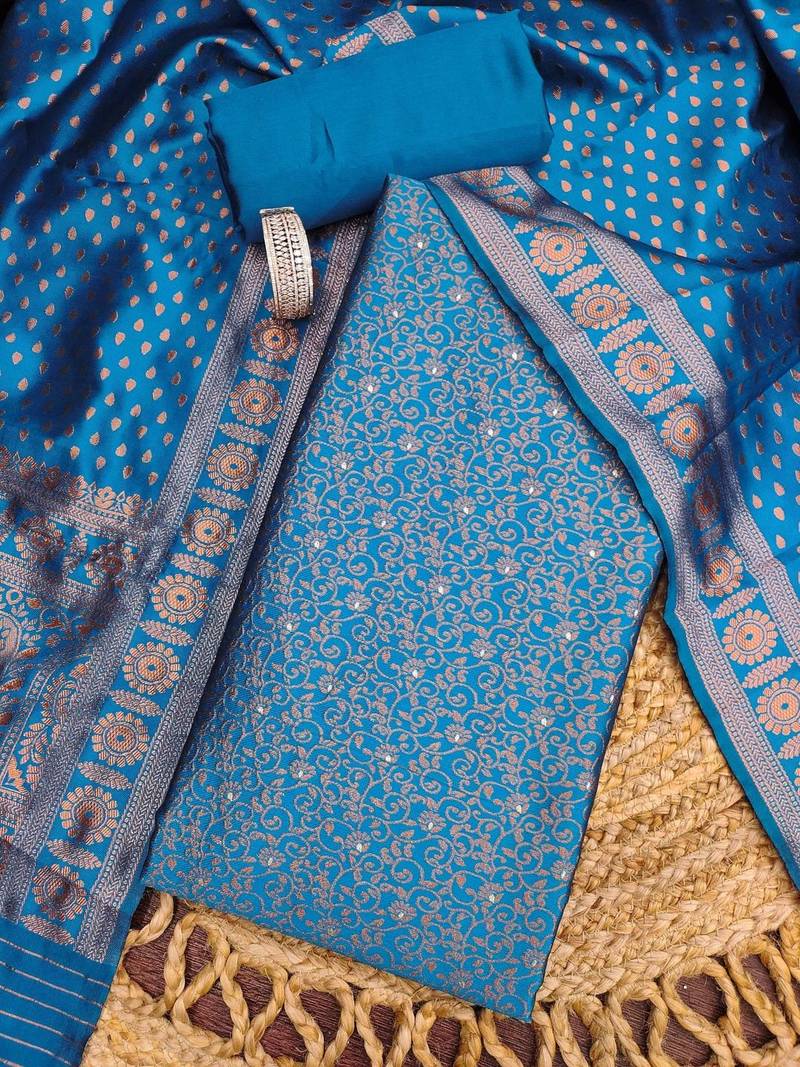 Semi-Stitched Dress Material