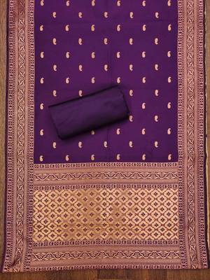Art Silk Semi-Stitched Dress Material 2