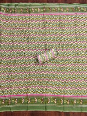 Printed Pure Cotton Unstitched Dress Material 3