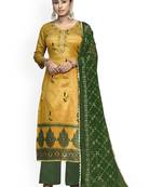 Floral Woven Design Banarasi Jacquard Unstitched Dress Material