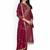 Floral Printed Zari Unstitched Dress Material