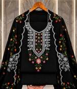 Embellished Unstitched Dress Material